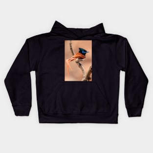 Paradise Flycatcher, South Africa Kids Hoodie